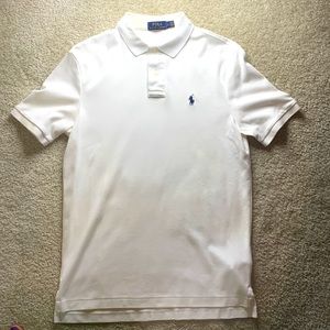 Men’s Small White Ralph Lauren Short Sleeve Polo